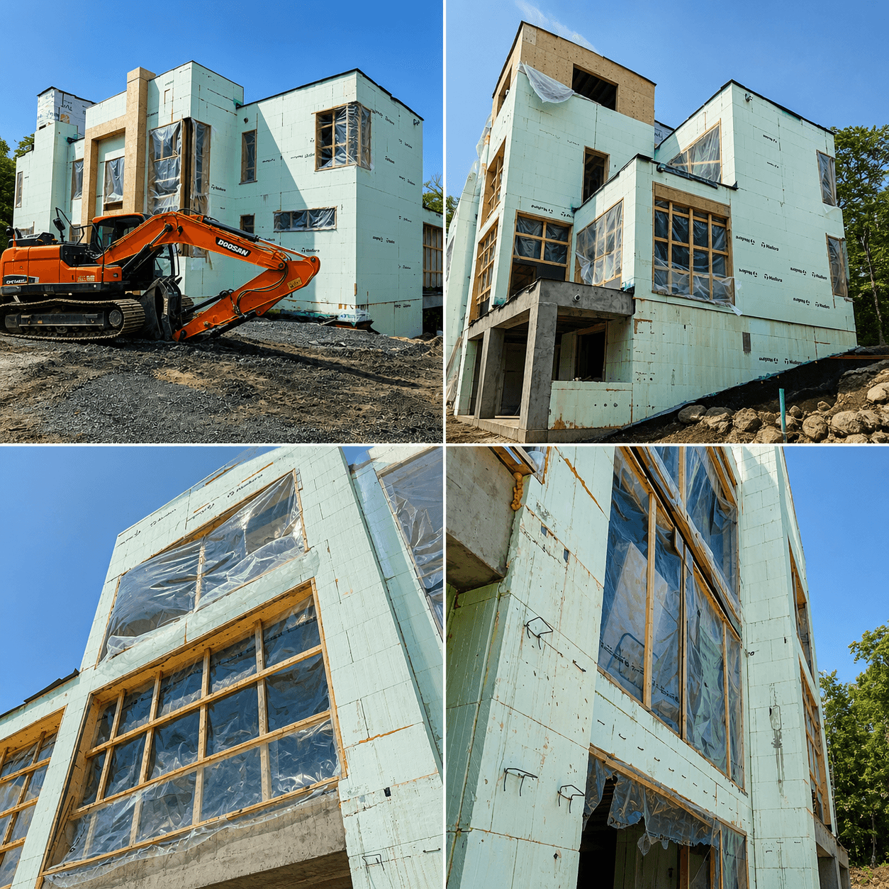 ICF Walls — Nudura panels, full envelope